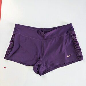 Nike Dri-Fit athletic shorts women's size M purple inner lining